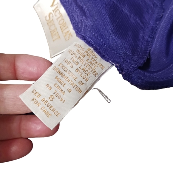 Vintage Gold Label Victoria's Secret Slip Gown Purple Ladies Small fairycore - Picture 2 of 7